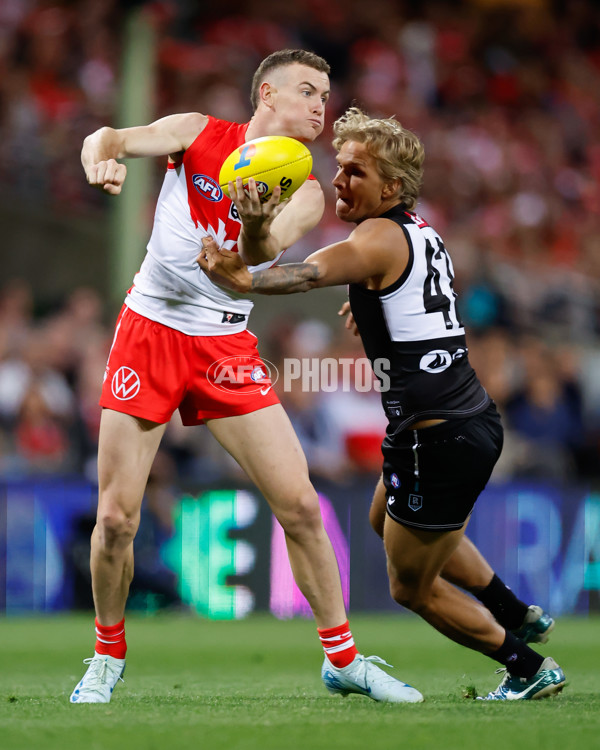 AFL 2024 First Preliminary Final - Sydney v Port Adelaide - A-54155311