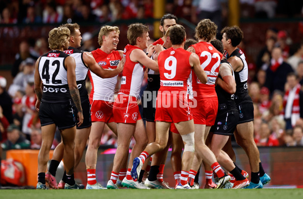 AFL 2024 First Preliminary Final - Sydney v Port Adelaide - A-54155374