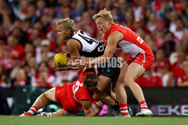 AFL 2024 First Preliminary Final - Sydney v Port Adelaide - A-54155379