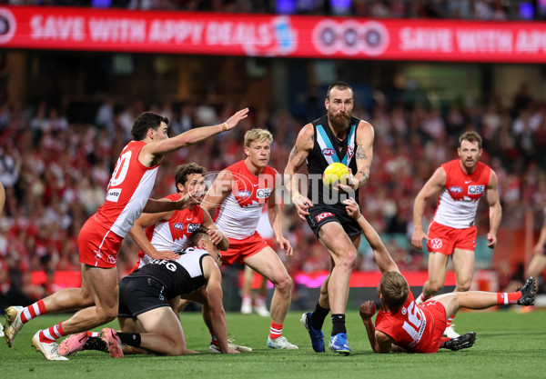 AFL 2024 First Preliminary Final - Sydney v Port Adelaide - A-54157331