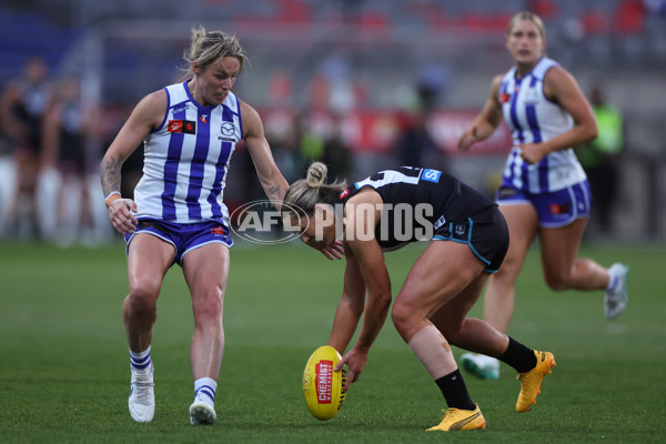 AFLW 2024 Round 04 - North Melbourne v Port Adelaide - A-54160379