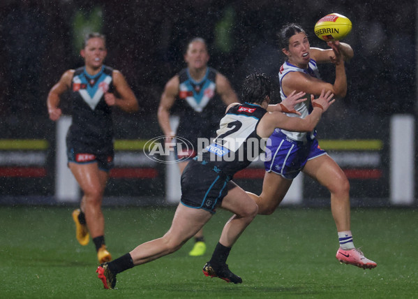 AFLW 2024 Round 04 - North Melbourne v Port Adelaide - A-54160387