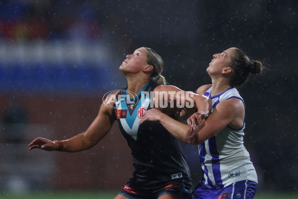 AFLW 2024 Round 04 - North Melbourne v Port Adelaide - A-54161386