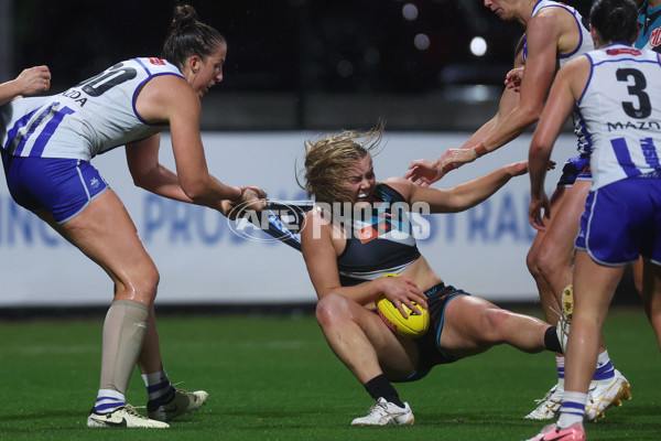 AFLW 2024 Round 04 - North Melbourne v Port Adelaide - A-54161422