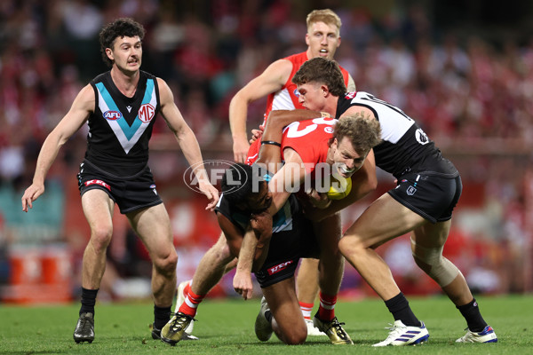 AFL 2024 First Preliminary Final - Sydney v Port Adelaide - A-54163044