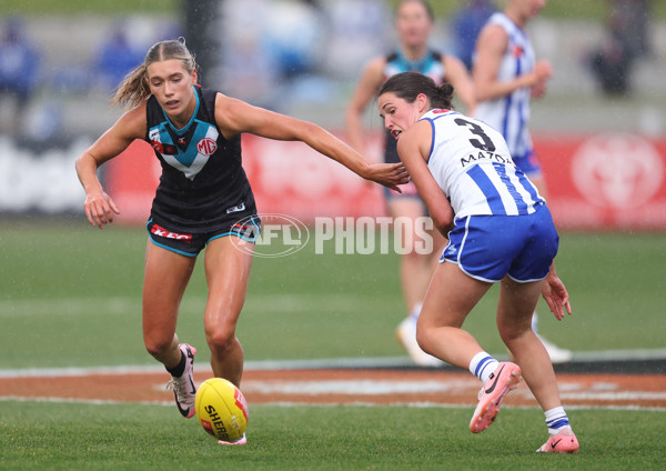 AFLW 2024 Round 04 - North Melbourne v Port Adelaide - A-54173045