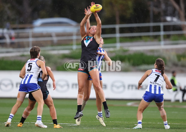 AFLW 2024 Round 04 - North Melbourne v Port Adelaide - A-54173046