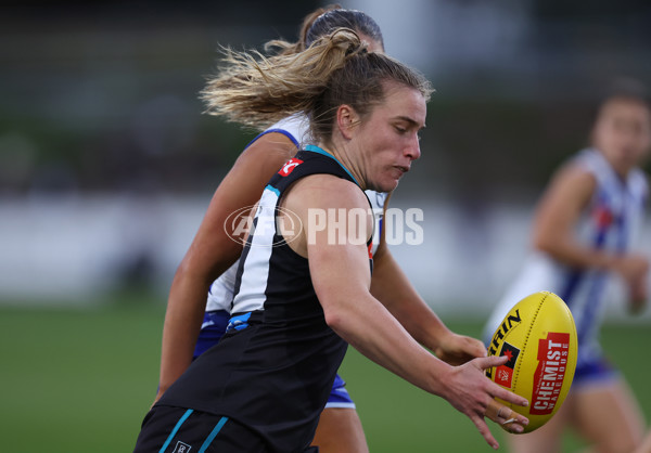 AFLW 2024 Round 04 - North Melbourne v Port Adelaide - A-54173061