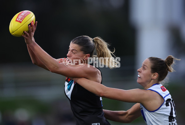 AFLW 2024 Round 04 - North Melbourne v Port Adelaide - A-54173063