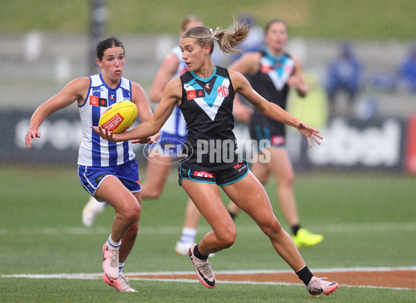 AFLW 2024 Round 04 - North Melbourne v Port Adelaide - A-54174243