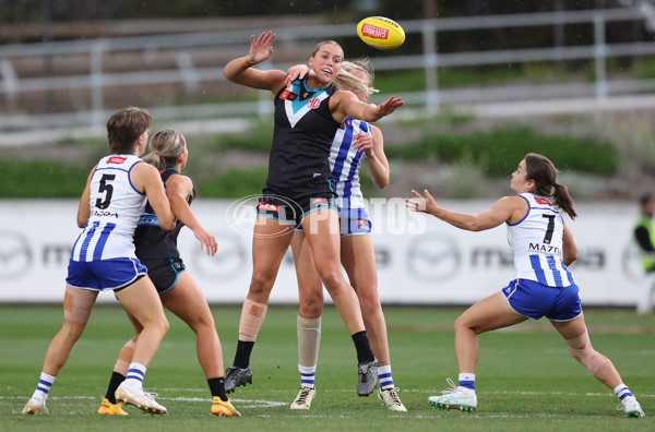 AFLW 2024 Round 04 - North Melbourne v Port Adelaide - A-54176509