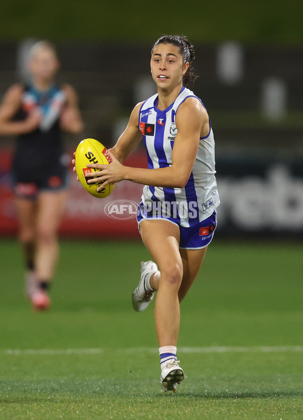 AFLW 2024 Round 04 - North Melbourne v Port Adelaide - A-54176806