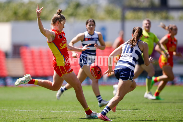 AFLW 2024 Round 04 - Gold Coast v Geelong - A-54179106