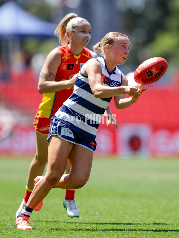 AFLW 2024 Round 04 - Gold Coast v Geelong - A-54182267