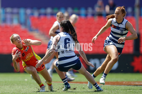 AFLW 2024 Round 04 - Gold Coast v Geelong - A-54182272