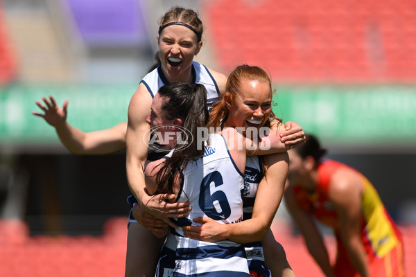 AFLW 2024 Round 04 - Gold Coast v Geelong - A-54182273