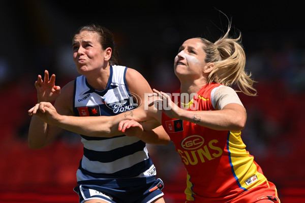 AFLW 2024 Round 04 - Gold Coast v Geelong - A-54182290