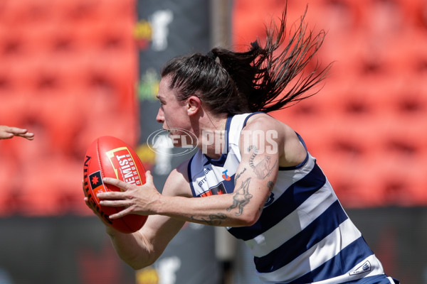 AFLW 2024 Round 04 - Gold Coast v Geelong - A-54182316