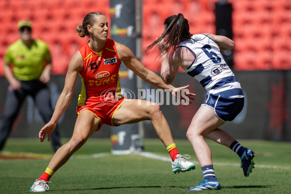 AFLW 2024 Round 04 - Gold Coast v Geelong - A-54182320