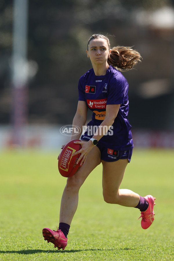 AFLW 2024 Round 04 - Fremantle v Melbourne - A-54184485