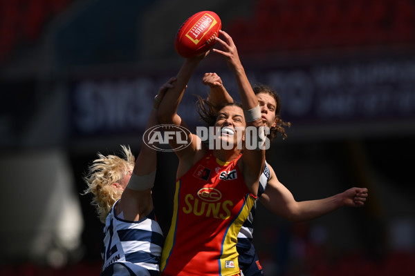 AFLW 2024 Round 04 - Gold Coast v Geelong - A-54184541