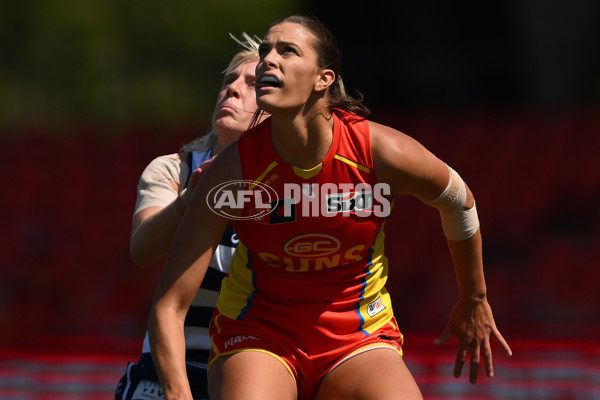 AFLW 2024 Round 04 - Gold Coast v Geelong - A-54184547