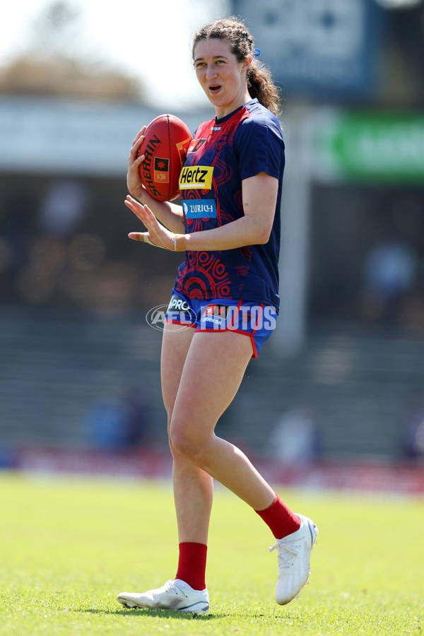 AFLW 2024 Round 04 - Fremantle v Melbourne - A-54187536