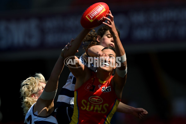 AFLW 2024 Round 04 - Gold Coast v Geelong - A-54187560