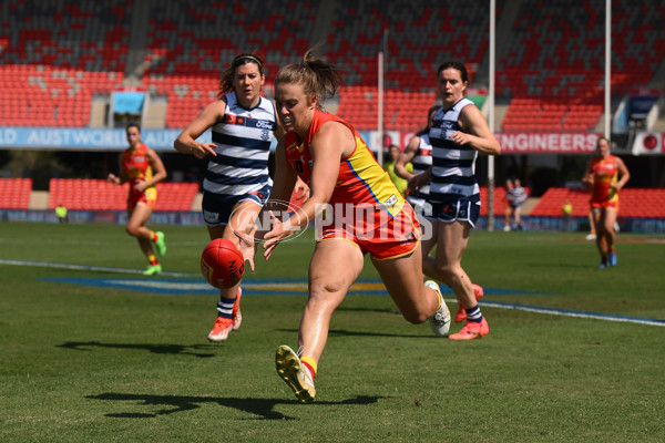 AFLW 2024 Round 04 - Gold Coast v Geelong - A-54189769