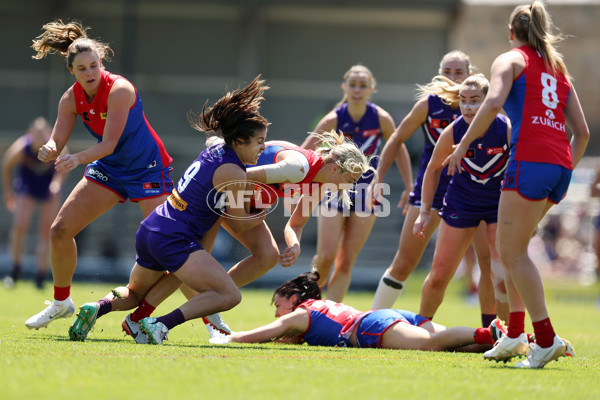 AFLW 2024 Round 04 - Fremantle v Melbourne - A-54190380