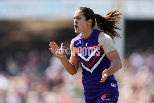 AFLW 2024 Round 04 - Fremantle v Melbourne - A-54195763