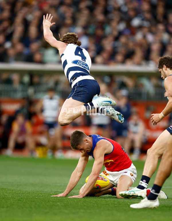 AFL 2024 Second Preliminary Final - Geelong v Brisbane - A-54205049