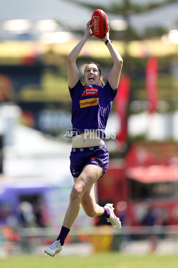 AFLW 2024 Round 04 - Fremantle v Melbourne - A-54208277