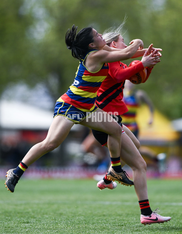 AFLW 2024 Round 04 - Adelaide v Essendon - A-54234299