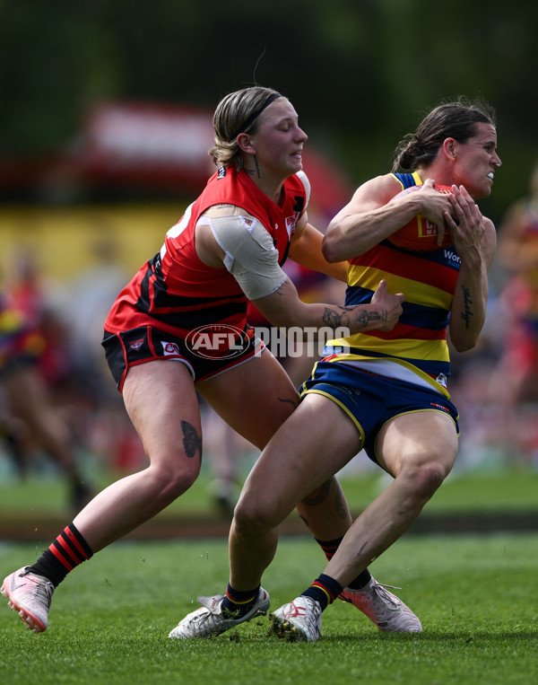 AFLW 2024 Round 04 - Adelaide v Essendon - A-54234305