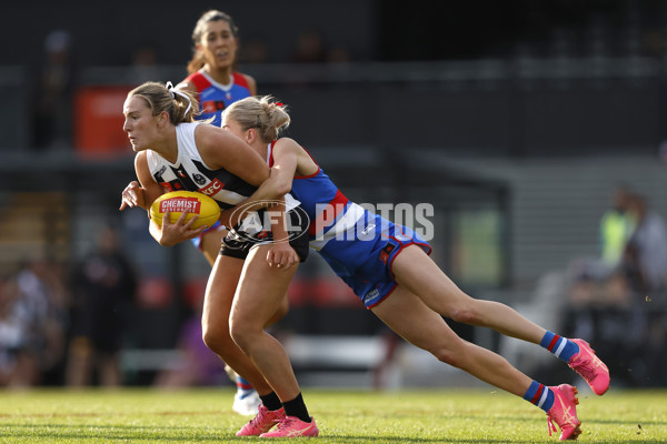 AFLW 2024 Round 04 - Collingwood v Western Bulldogs - A-54250369