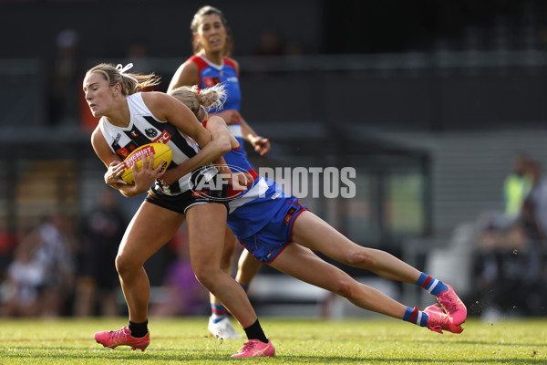 AFLW 2024 Round 04 - Collingwood v Western Bulldogs - A-54250372