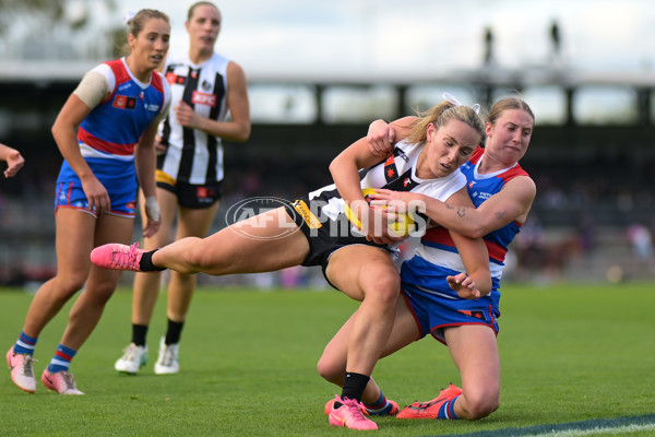 AFLW 2024 Round 04 - Collingwood v Western Bulldogs - A-54252859