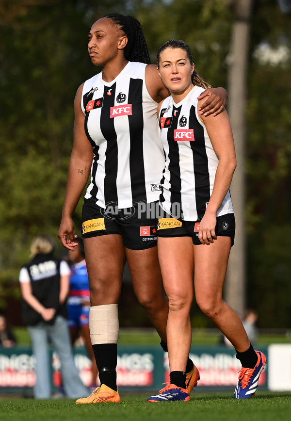 AFLW 2024 Round 04 - Collingwood v Western Bulldogs - A-54252860