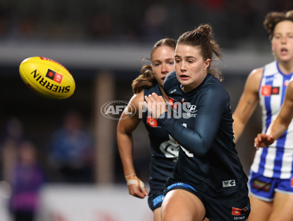 AFLW 2024 Round 05 - Carlton v North Melbourne - A-54333875