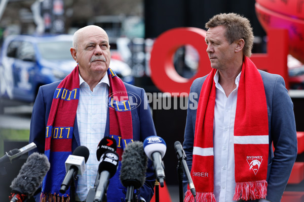 AFL 2024 Media - Premiership Cup Presenters Announcement - A-54340017