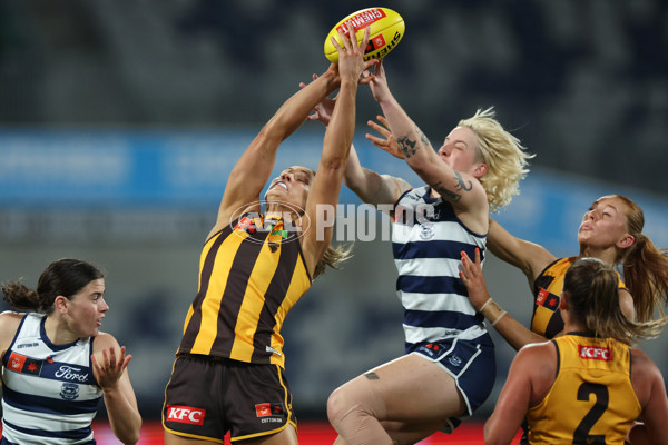 AFLW 2024 Round 05 - Geelong v Hawthorn - A-54344875