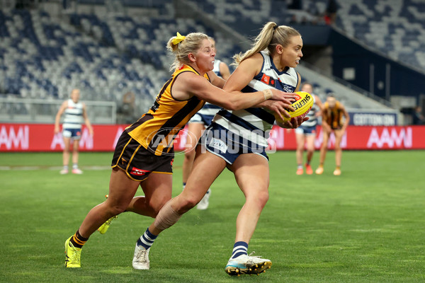 AFLW 2024 Round 05 - Geelong v Hawthorn - A-54344921