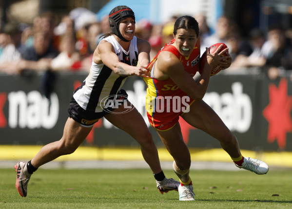 AFLW 2024 Round 05 - Collingwood v Gold Coast - A-54363162