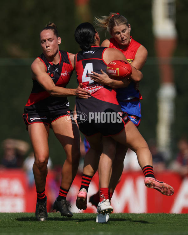 AFLW 2024 Round 05 - Essendon v Melbourne - A-54366390