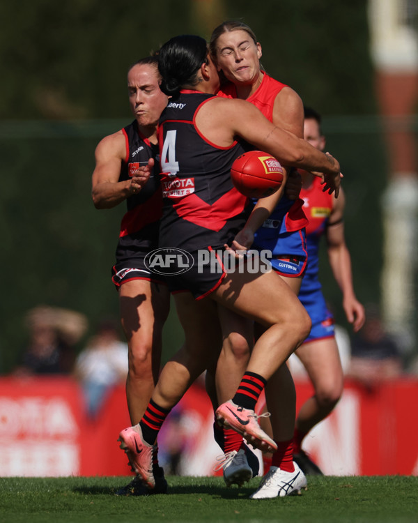 AFLW 2024 Round 05 - Essendon v Melbourne - A-54366787