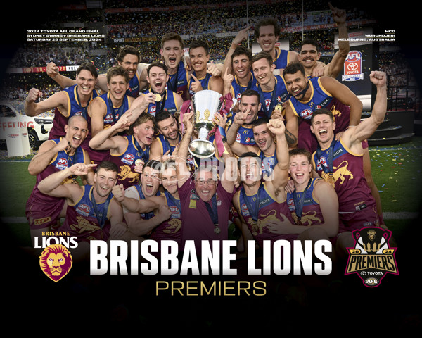 AFL 2024 Media - Brisbane Premiership Prints - A-54448961