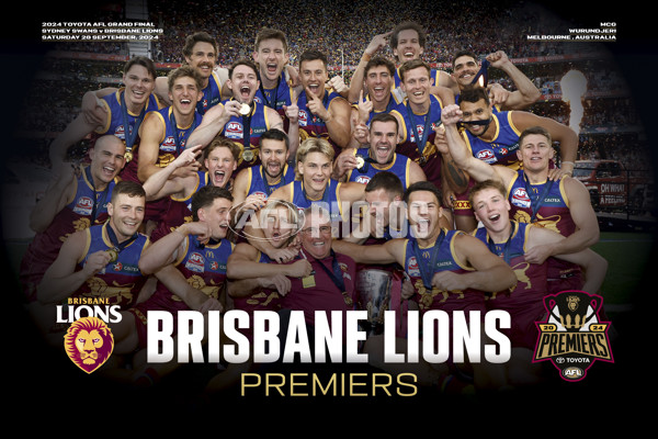 AFL 2024 Media - Brisbane Premiership Prints - A-54448962