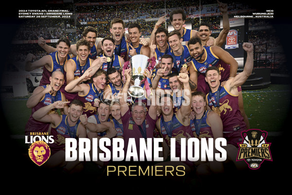 AFL 2024 Media - Brisbane Premiership Prints - A-54448964