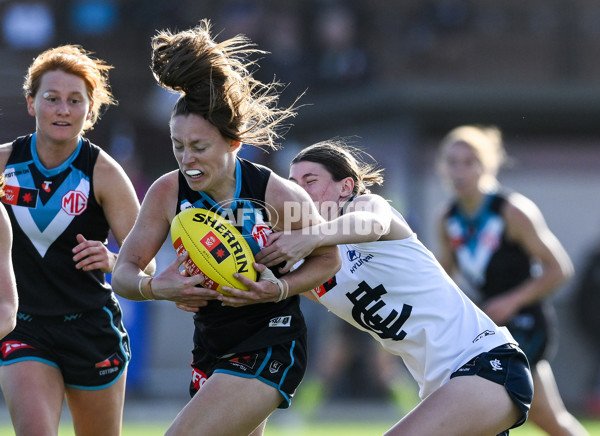 AFLW 2024 Round 05 - Port Adelaide v Carlton - A-54472490